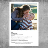 Poster personalizzato - Definizione mamma