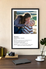 Poster personalizzato - Definizione mamma