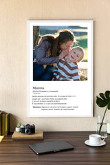 Poster personalizzato - Definizione mamma