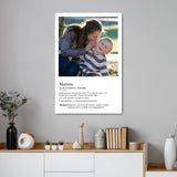 Poster personalizzato - Definizione mamma