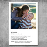 Poster personalizzato - Definizione mamma