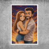 Poster personalizzato - Ritratto in stile Anime