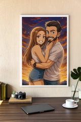 Poster personalizzato - Ritratto in stile Anime