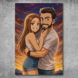 Poster personalizzato - Ritratto in stile Anime