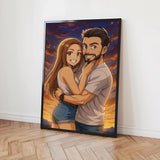 Poster personalizzato - Ritratto in stile Anime