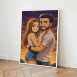 Poster personalizzato - Ritratto in stile Anime