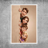 Poster personalizzato - Parete animata