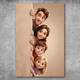 Poster personalizzato - Parete animata