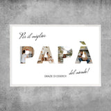 Poster personalizzato - Per il miglior papà