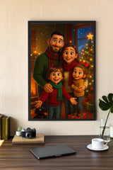 Poster personalizzato - Ritratto natalizio