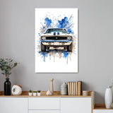 Poster personalizzato - Auto ad acquerello