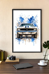 Poster personalizzato - Auto ad acquerello