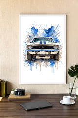 Poster personalizzato - Auto ad acquerello