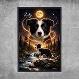Poster personalizzato - Animale al chiaro di luna