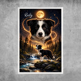Poster personalizzato - Animale al chiaro di luna