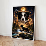 Poster personalizzato - Animale al chiaro di luna