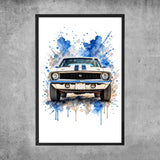 Poster personalizzato - Auto ad acquerello