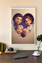 Poster personalizzato - Cuore animato