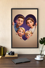 Poster personalizzato - Cuore animato