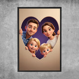 Poster personalizzato - Cuore animato