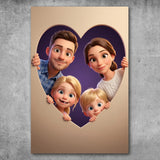 Poster personalizzato - Cuore animato