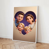 Poster personalizzato - Cuore animato