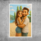 Poster personalizzato - Ritratto Animato