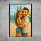 Poster personalizzato - Ritratto Animato