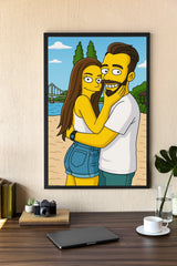 Poster personalizzato - Ritratto in stile cartoon