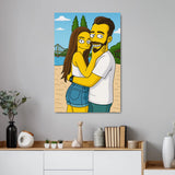 Poster personalizzato - Ritratto in stile cartoon