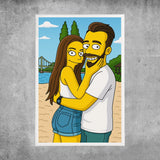 Poster personalizzato - Ritratto in stile cartoon