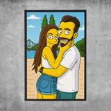 Poster personalizzato - Ritratto in stile cartoon