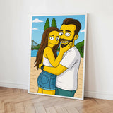 Poster personalizzato - Ritratto in stile cartoon