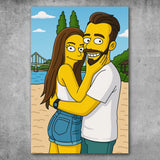 Poster personalizzato - Ritratto in stile cartoon