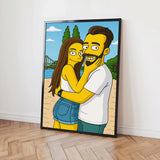 Poster personalizzato - Ritratto in stile cartoon