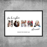 Poster personalizzato - Per la migliore nonna del mondo